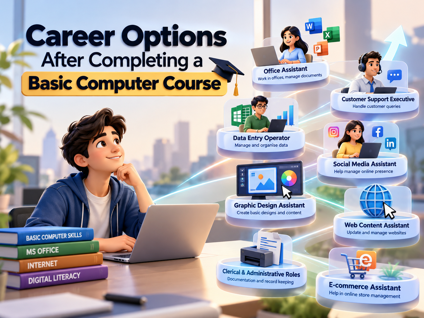 Career Options After Completing a Basic Computer Course