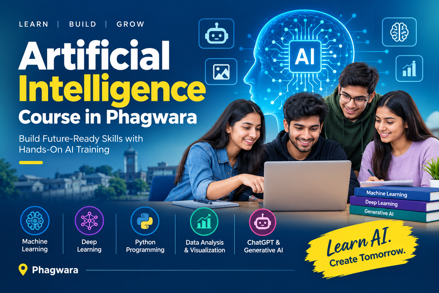 Artificial Intelligence Course in Phagwara – Practical AI Training & Career Skills