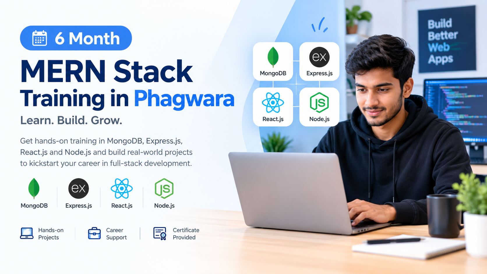 6 Month MERN Stack Training in Phagwara
