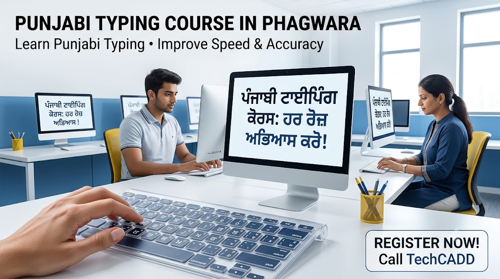 Best Punjabi Typing Institute in Phagwara