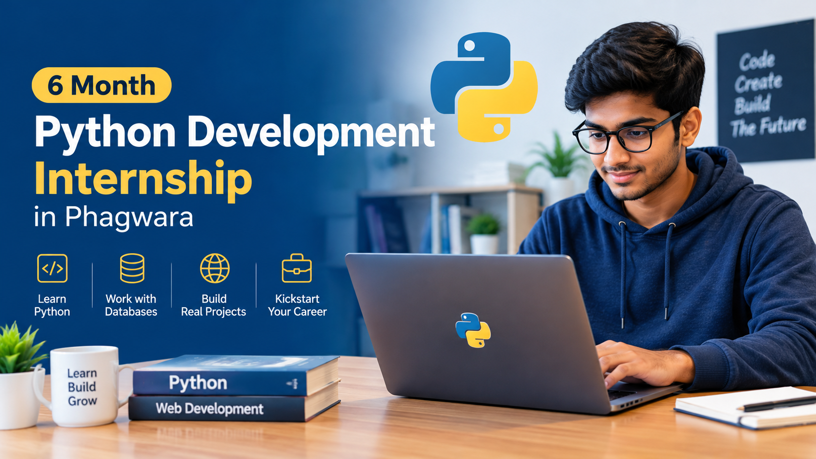 6 Month Python Development Internship in Phagwara