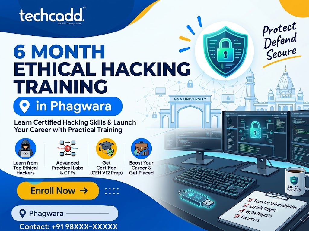 6 Month Ethical Hacking Training in Phagwara